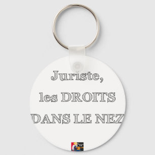 Jurist, RECHTEN IN NEZ - Spelen van Mots Sleutelhanger