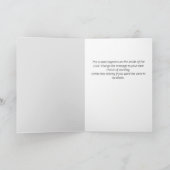 Juristen en een Snowman Cartoon Kerstmis Kaart (Binnen)