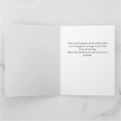 Juristen en Snowman Cartoon Happy Kerstmis Kaart (Binnen)