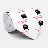 juristen met grapjes en t-shirts stropdas (Opgerold)