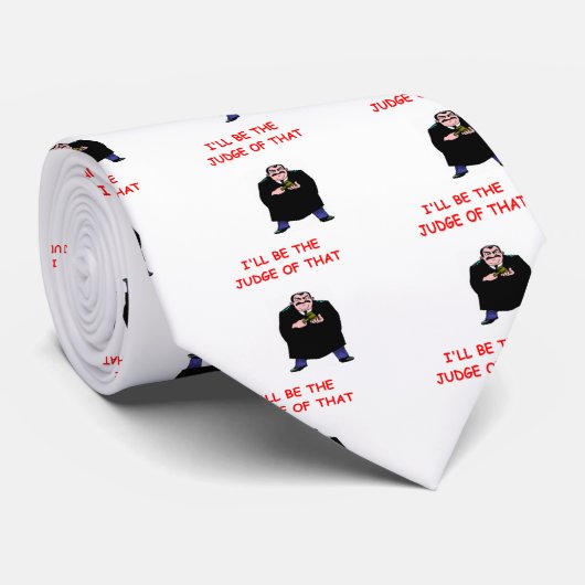 juristen met grapjes en t-shirts stropdas (Opgerold)