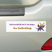 juristen zullen naar de draak worden gestuurd bumpersticker (Op auto)