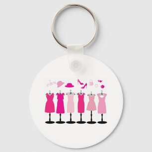 jurk-163552 PINKS-kleding voor pet kleding Sleutelhanger