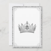 Jurk Bling Sneaker Bal Verjaardagsfeest Kaart (Achterkant)