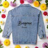 Jurk Bruidsmeisje Bruiloft Spijkerjas Denim Jacket