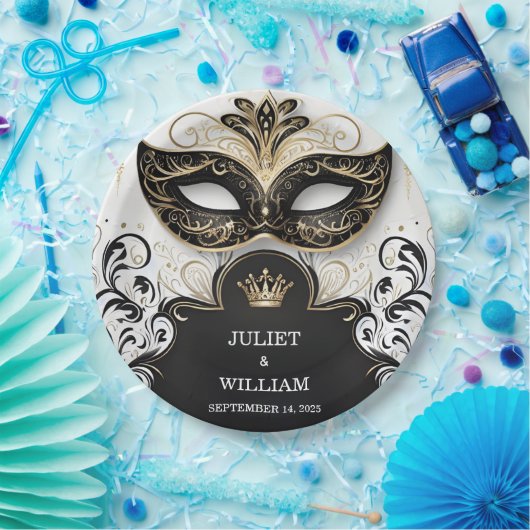 Jurk Code Prom Kostuum Maskerade Bal Bruiloft Papieren Bordje (Feest)