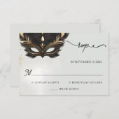 Jurk Code Prom Kostuum Maskerade Bal Bruiloft RSVP Kaartje (Voorkant / Achterkant)