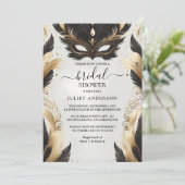 Jurk Code Prom Masquerade Ball Vrijgezellenfeest Kaart (Staand voorkant)