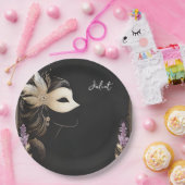 Jurk Code Prom Masquerade Ball Vrijgezellenfeest Papieren Bordje (Feest)