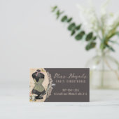 jurk dummy mannequin naaien naaister visitekaartje (Staand voorkant)