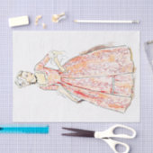 jurk, ontkoppeling tissuepapier (Craft)