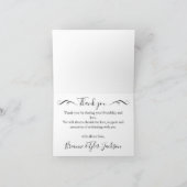 Jurk & Tux - Dank je kaart (Binnen)