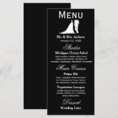 Jurk & Tux - Menu (Voorkant / Achterkant)