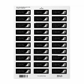 Jurk & Tux - Retouradreslabel Etiket (Full Sheet)
