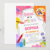 Jurk voor een puinhoop Art verjaardag Kaart (Voorkant / Achterkant)