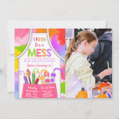 Jurk voor een puinhoop Art Verjaardagsfoto Kaart (Voorkant)