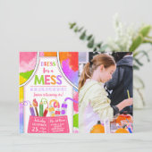 Jurk voor een puinhoop Art Verjaardagsfoto Kaart (Staand voorkant)