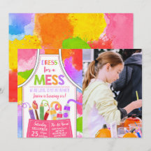 Jurk voor een puinhoop Art Verjaardagsfoto