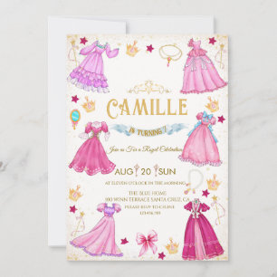 jurk voor prinsessen Meisje verjaardagsfeest Uitno Kaart