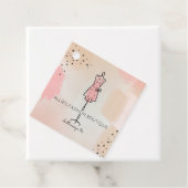 Jurk Vorm Abstracte Mode Boutique Prijs Bedankjes Labels (In situ)