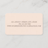 Jurk Zonnebloemen Faux Gold, Parels Visitekaartje (Achterkant)