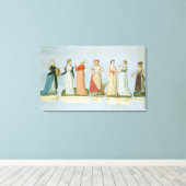 jurken en kostuums in de moeras canvas afdruk (Insitu (Houten vloer))