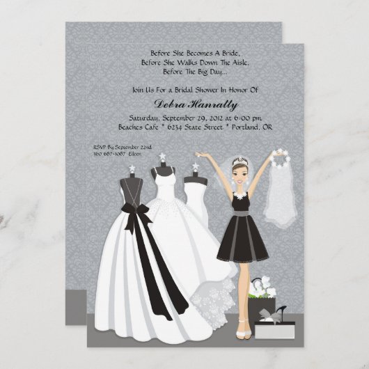 Jurken Kaart (Voorkant / Achterkant)