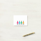 Jurken Post-it® Notes (Op bureau)