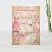 jurken Verjaardag Kaart (Voorkant)