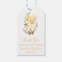 Jurkje, baby uitzet, cadeautags voor babyshower