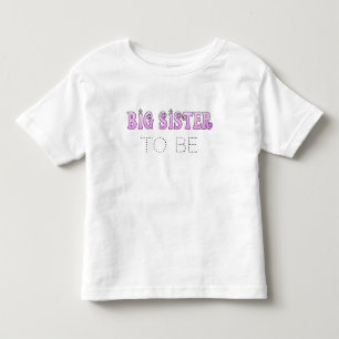 Jurkje voor aankondiging van grote zus kinder shirts