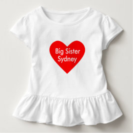 Jurkje voor grote zus met naam personaliseren
