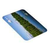 Juruena, Brazilië. Beboste oever weerspiegeld Magneet (Rechterzijde)