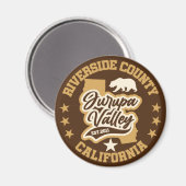 Jurupa Valley, Californië Magneet (Voorkant / Achterkant)