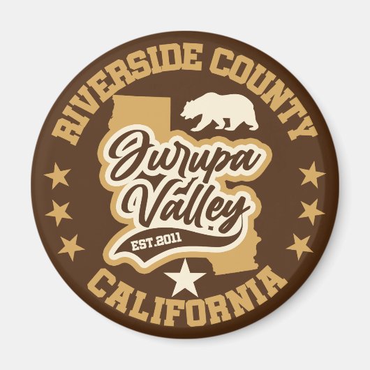 Jurupa Valley, Californië Magneet (Voorkant)