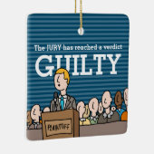 Jury Guilty Verdict Lawyer Ornament (Rechts)