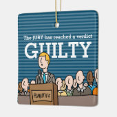 Jury Guilty Verdict Lawyer Ornament (Links)