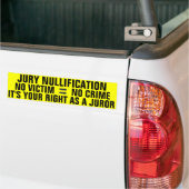 Jury Nullification Bumpersticker (Op Truck)