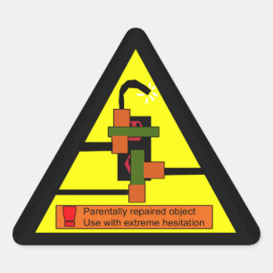 jurywaarschuwing sticker