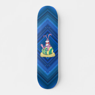 Jus Chillin' Paasbunny op gedecoreerd ei Skateboard
