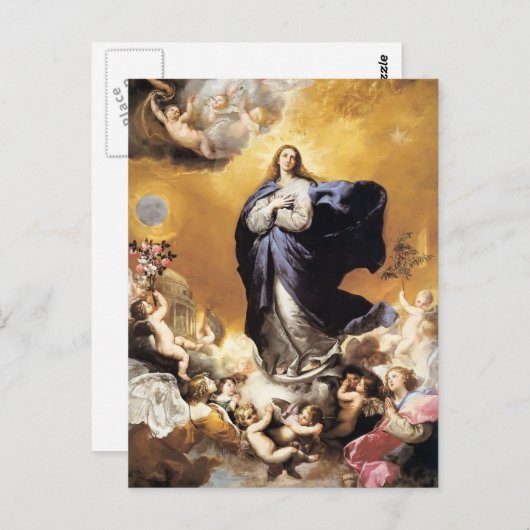 Jusepe de Ribera- Immaculate Conception Briefkaart (Voorkant / Achterkant)