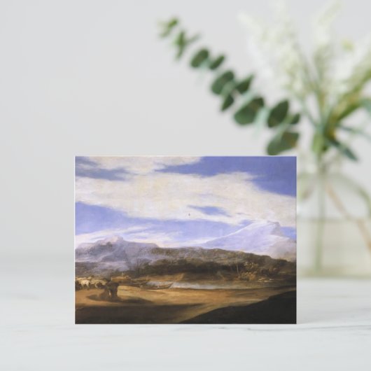 Jusepe de Ribera - Landschap met herders Briefkaart (Staand voorkant)