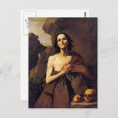 Jusepe de Ribera-St. Mary van Egypte Briefkaart (Voorkant / Achterkant)