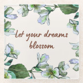 Jusmin Blossom-Onderzetter Glazen Onderzetter (Voorkant)