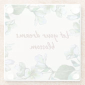 Jusmin Blossom-Onderzetter Glazen Onderzetter (Achterkant)