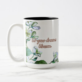 Jusmin Dream Blossom Tweekleurige Koffiemok