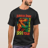 Jusrassic Park Isla Nublar Tour 1993 T-shirt (Voorkant)