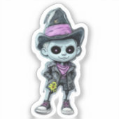 Just a Boy and His Imagination Sticker (Voorkant)