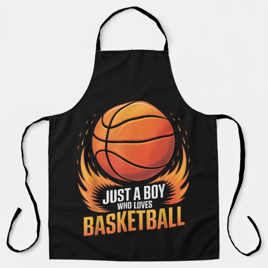 Just A Boy Who Loves Basketball Schort (Voorkant)