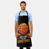 Just A Boy Who Loves Basketball Schort (Gedragen)